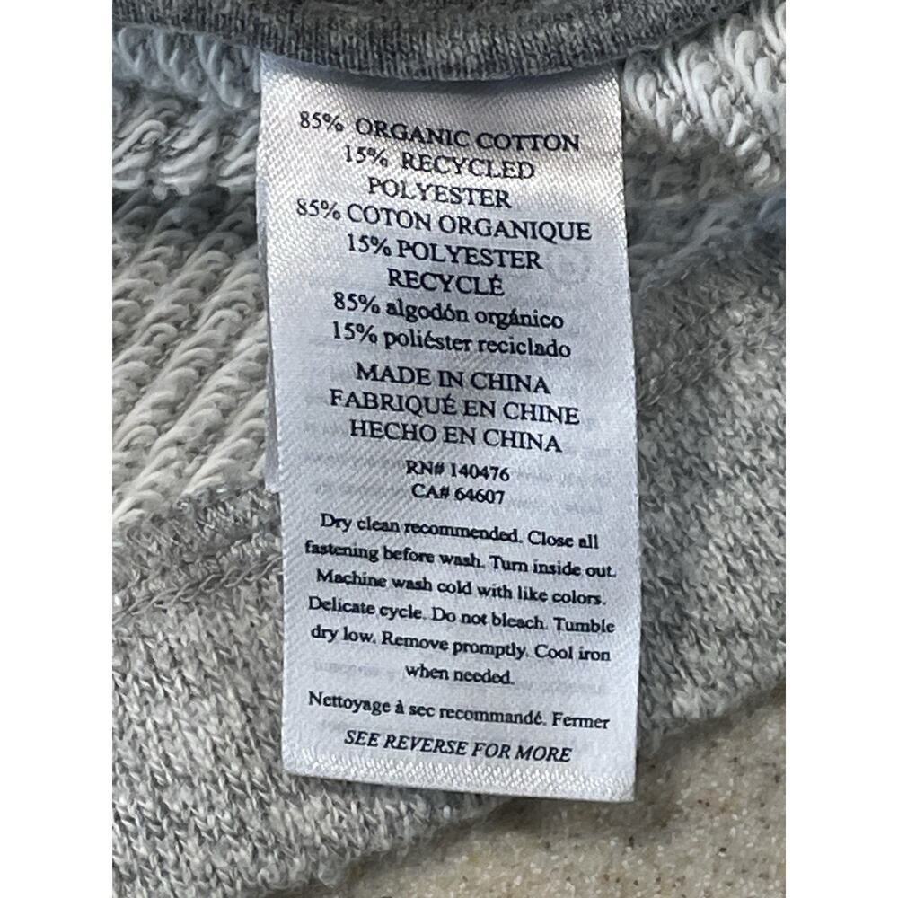 Faherty Inlet Women's Size Small Cotton Blend Knit Blazer Cardigan Jacket Gray - Picture 12 of 13